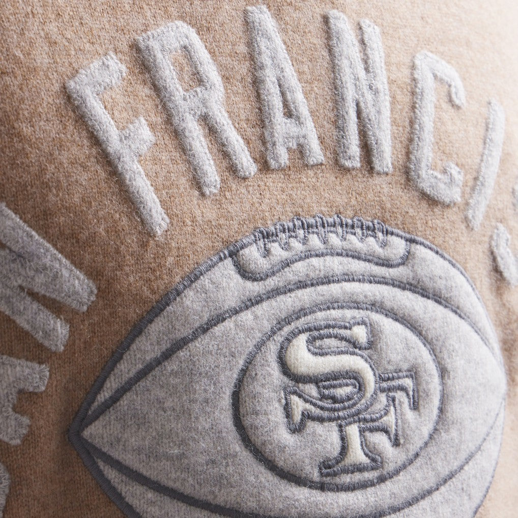 San Francisco 49ers x Todd Snyder Cashmere Crew Sweater Oatmeal