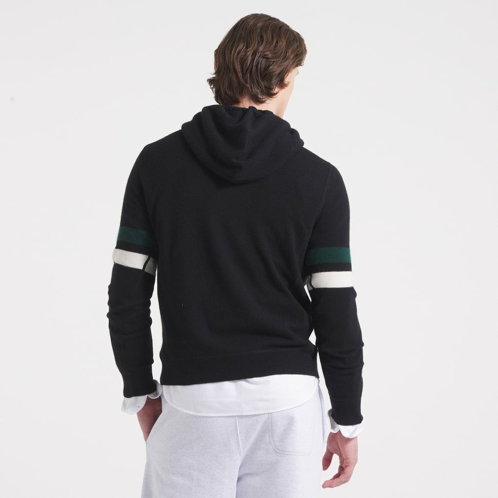 Philadelphia Eagles x Todd Snyder Cashmere Hoodie Sweater Black