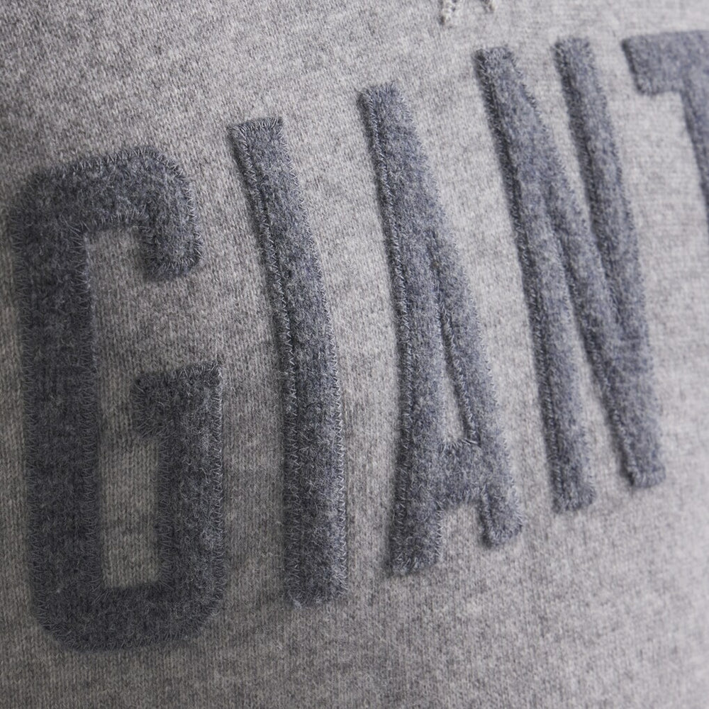New York Giants x Todd Snyder Cashmere Hoodie Sweater Heather Charcoal
