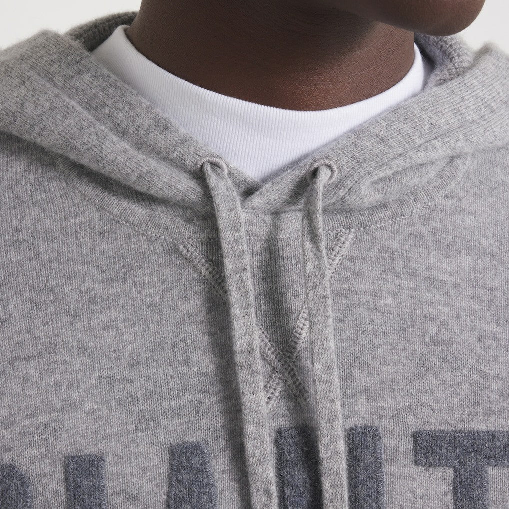New York Giants x Todd Snyder Cashmere Hoodie Sweater Heather Charcoal