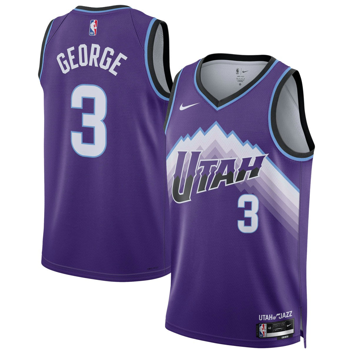 Keyonte George Utah Jazz Unisex Swingman Jersey Icon Edition Purple | Nike