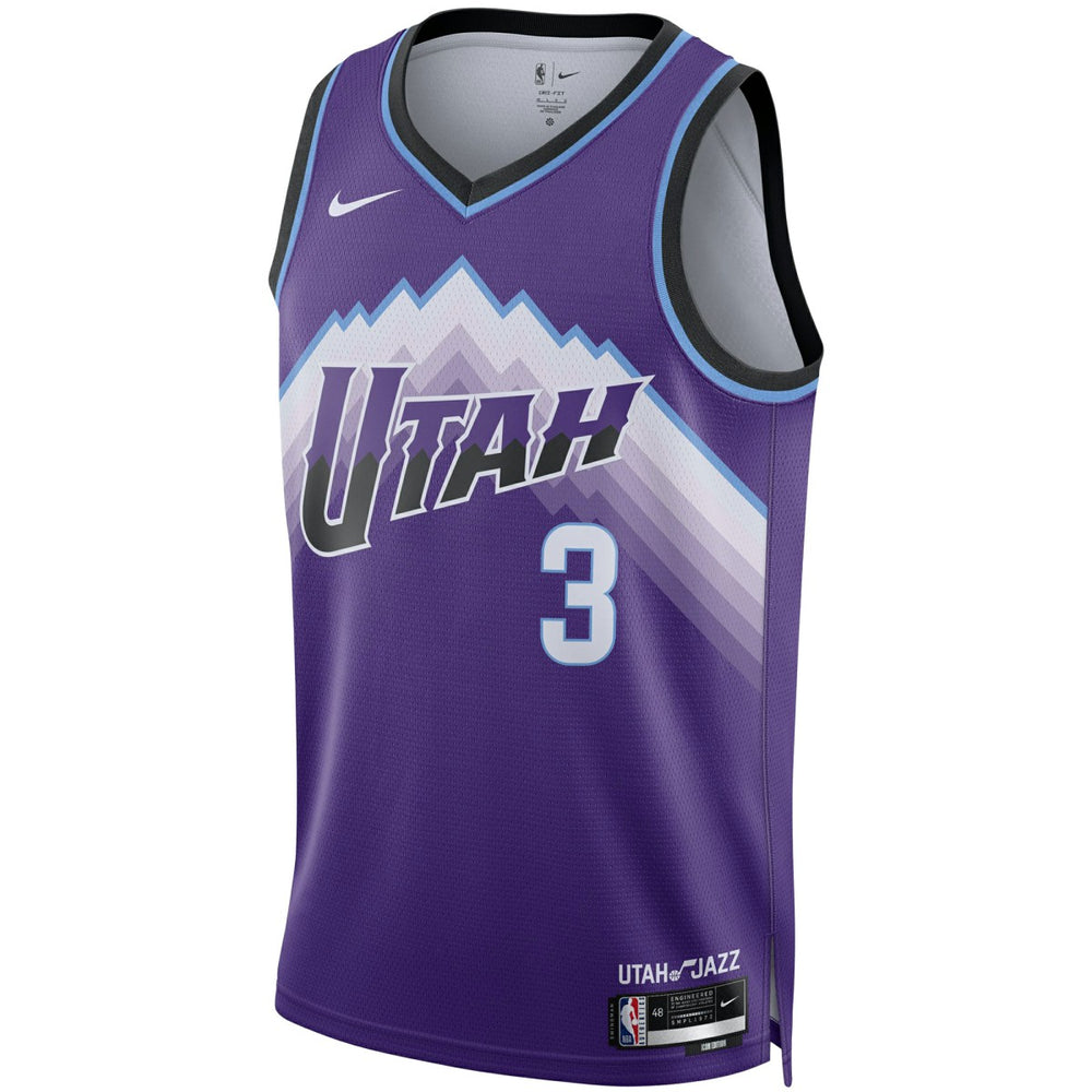 Keyonte George Utah Jazz Unisex Swingman Jersey Icon Edition Purple | Nike