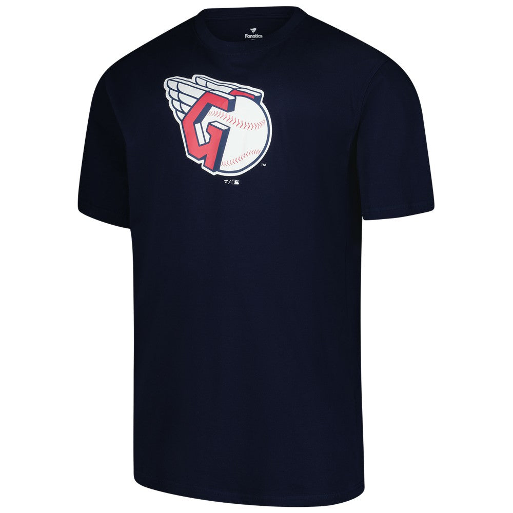 Cleveland Guardians Profile Big & Tall Primary Logo T-Shirt - Navy - MLB Online