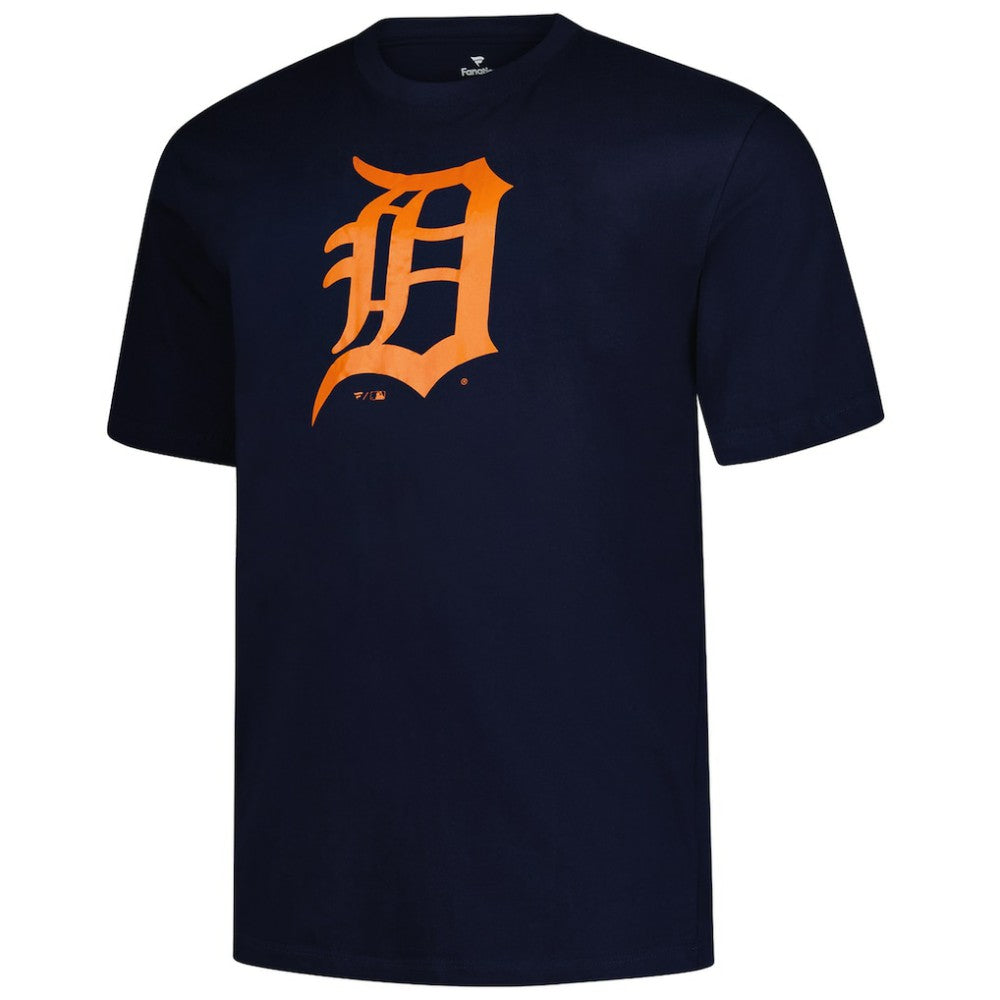 Detroit Tigers Profile Big & Tall Primary Logo T-Shirt - Navy - MLB Discount
