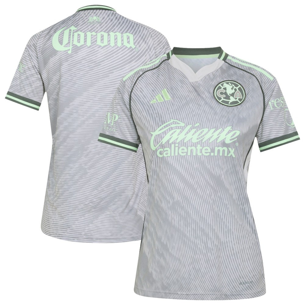 Club America Women's Third 2025/26 Replica Jersey Gray - Adidas