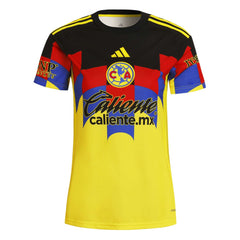 Club America Women's 2025/26 Home Replica Jersey Yellow - Adidas outlet