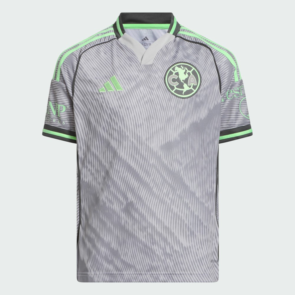 Club America Youth 2025 Third Replica Jersey Gray - Adidas