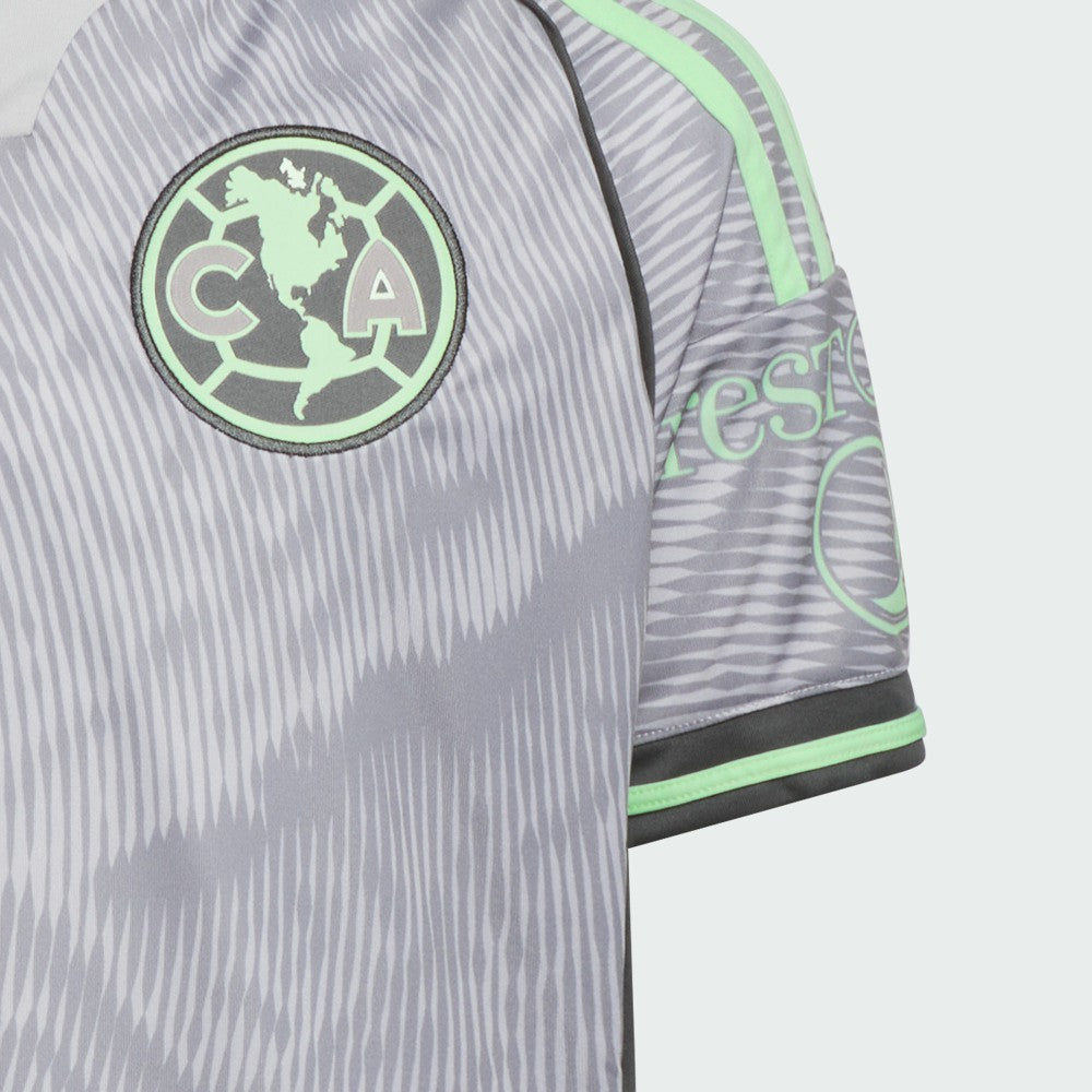 Club America Youth 2025 Third Replica Jersey Gray - Adidas