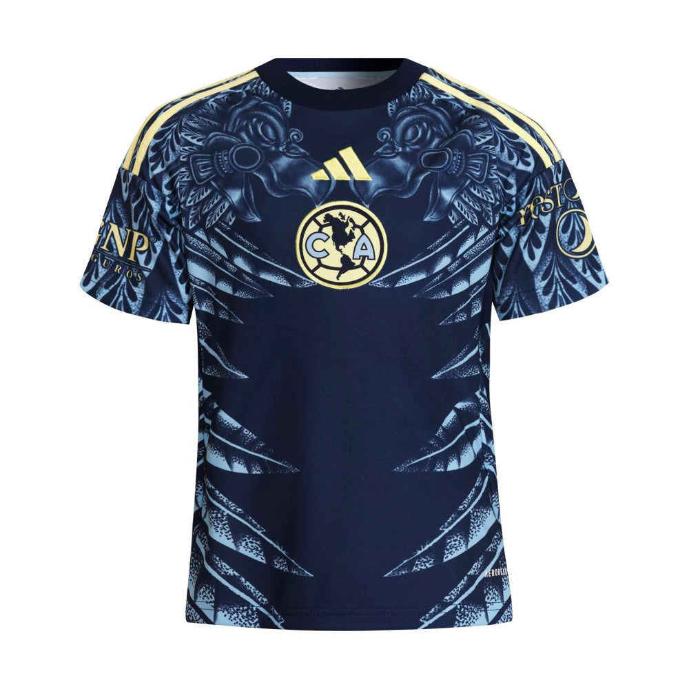 Club America Youth 2025/26 Away Replica Jersey Navy - Adidas cheap