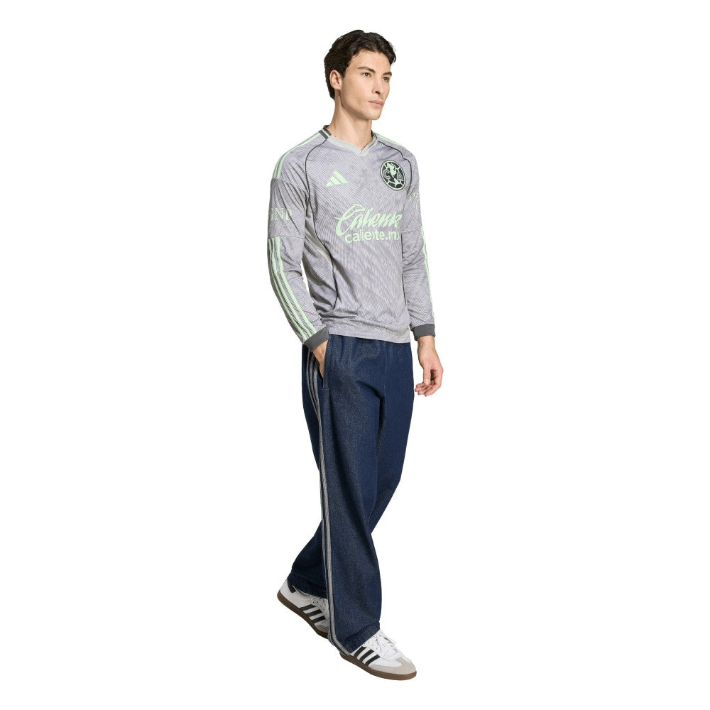 Club America 2025/26 Third Replica Long Sleeve Jersey Gray - Adidas Discount