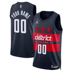 Washington Wizards Jordan Brand Unisex 2024/25 Custom Swingman Jersey Statement Edition Navy