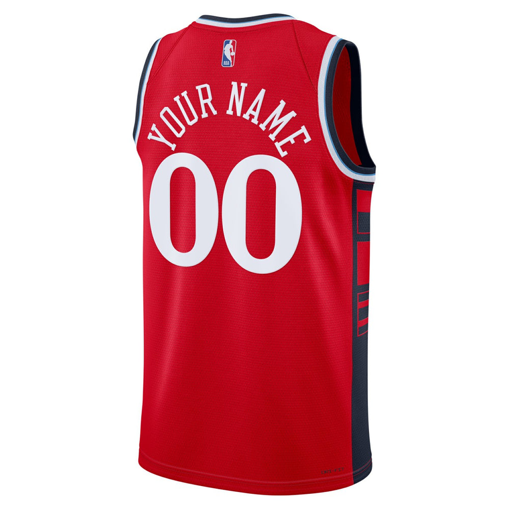 LA Clippers Jordan Brand Unisex 2024/25 Custom Swingman Jersey Statement Edition Red
