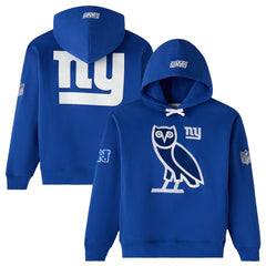 New York Giants OVO Icon Team Pullover Hoodie Royal