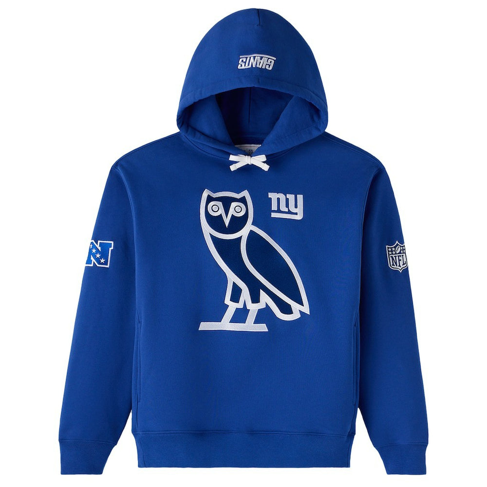 New York Giants OVO Icon Team Pullover Hoodie Royal