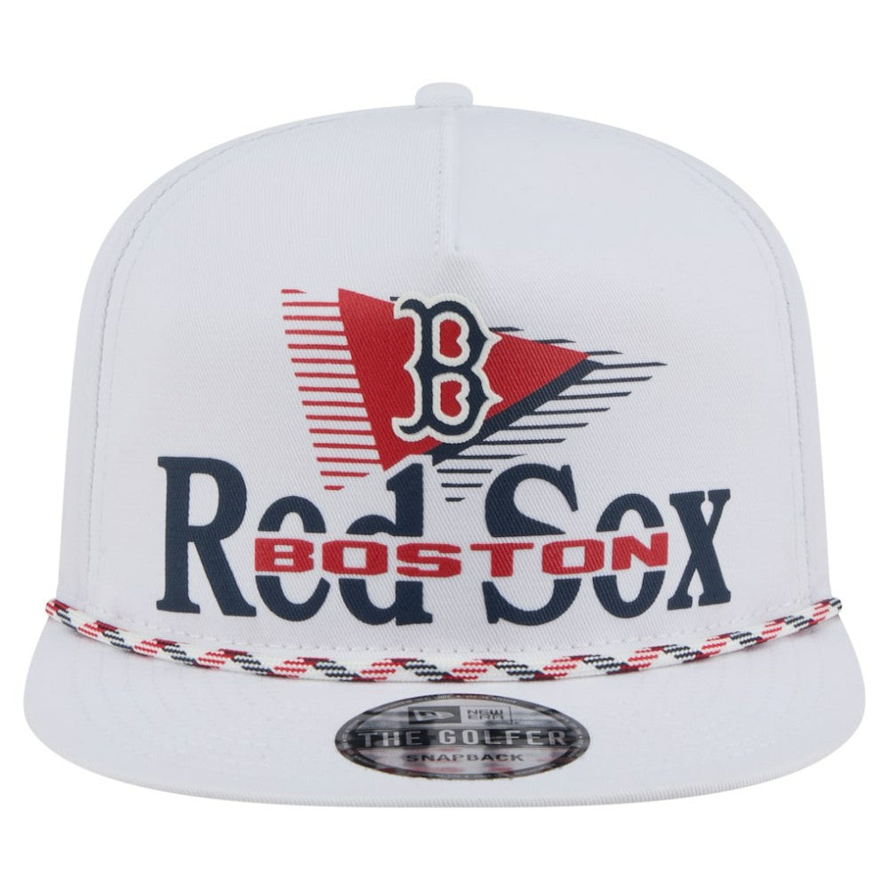 Boston Red Sox New Era Collide Golfer Snapback Hat - White - New Era on Sale