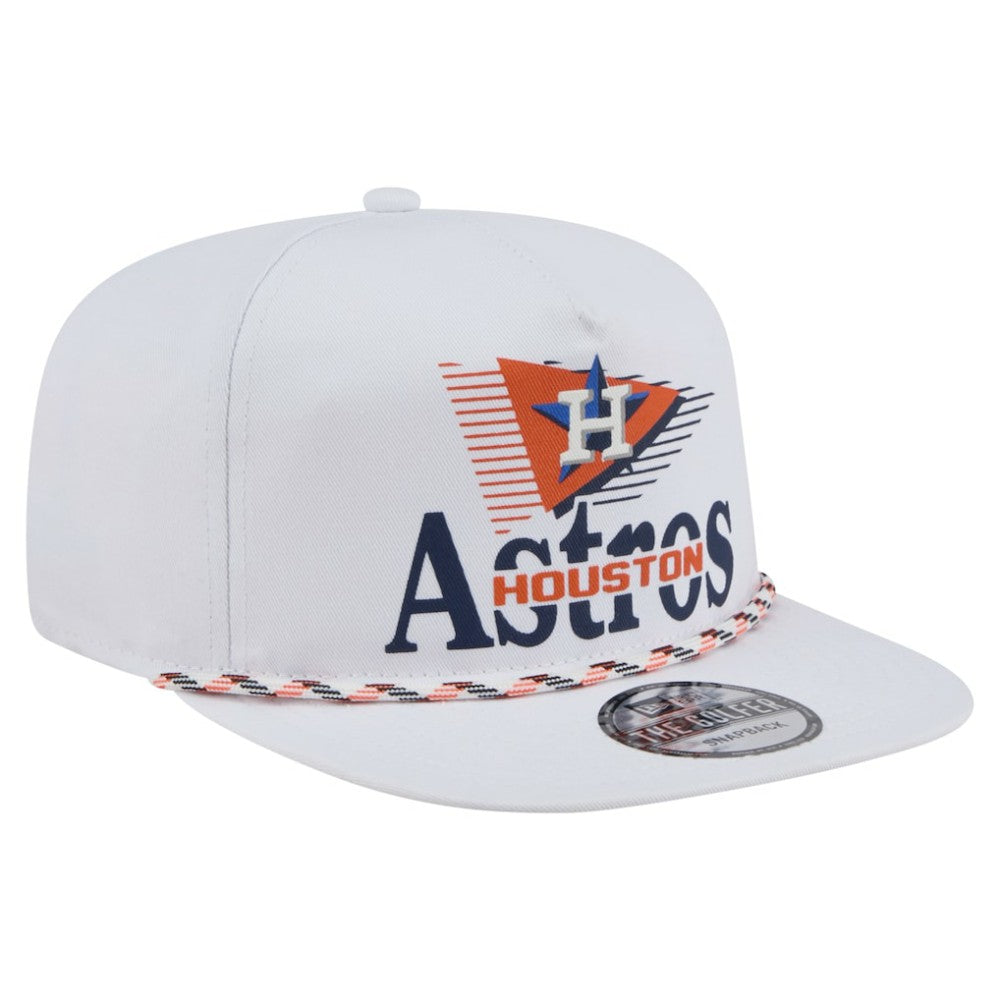 Houston Astros New Era Collide Golfer Snapback Hat - White - New Era Sale