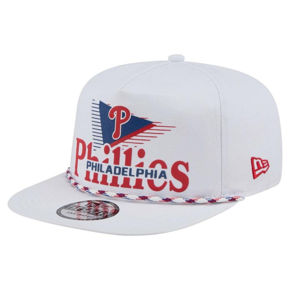Philadelphia Phillies New Era Collide Golfer Snapback Hat - White - New Era on Sale