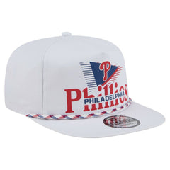 Philadelphia Phillies New Era Collide Golfer Snapback Hat - White - New Era on Sale
