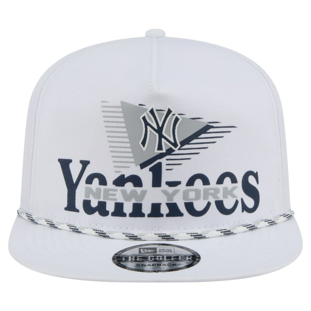New York Yankees New Era Collide Golfer Snapback Hat - White - New Era Discount