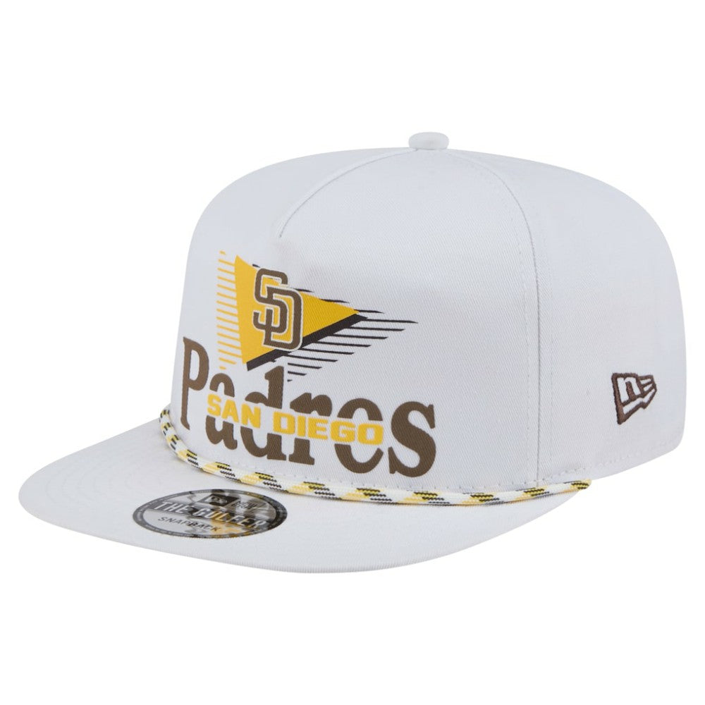 San Diego Padres New Era Collide Golfer Snapback Hat - White - New Era Sale