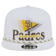 San Diego Padres New Era Collide Golfer Snapback Hat - White - New Era Sale