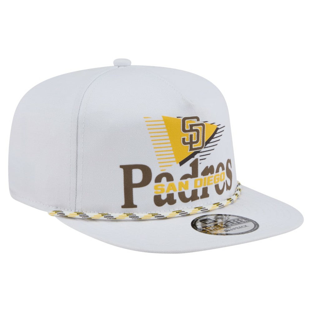 San Diego Padres New Era Collide Golfer Snapback Hat - White - New Era Sale
