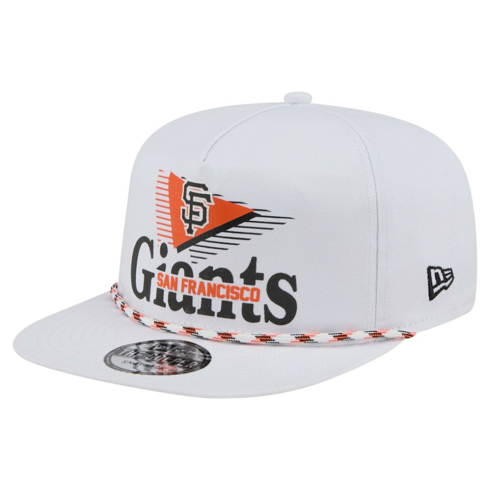 San Francisco Giants New Era Collide Golfer Snapback Hat - White - New Era Discount
