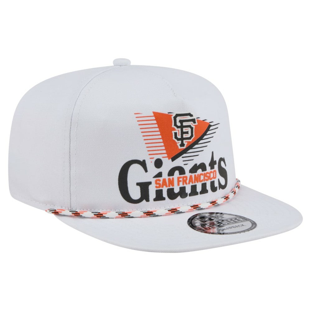 San Francisco Giants New Era Collide Golfer Snapback Hat - White - New Era Discount