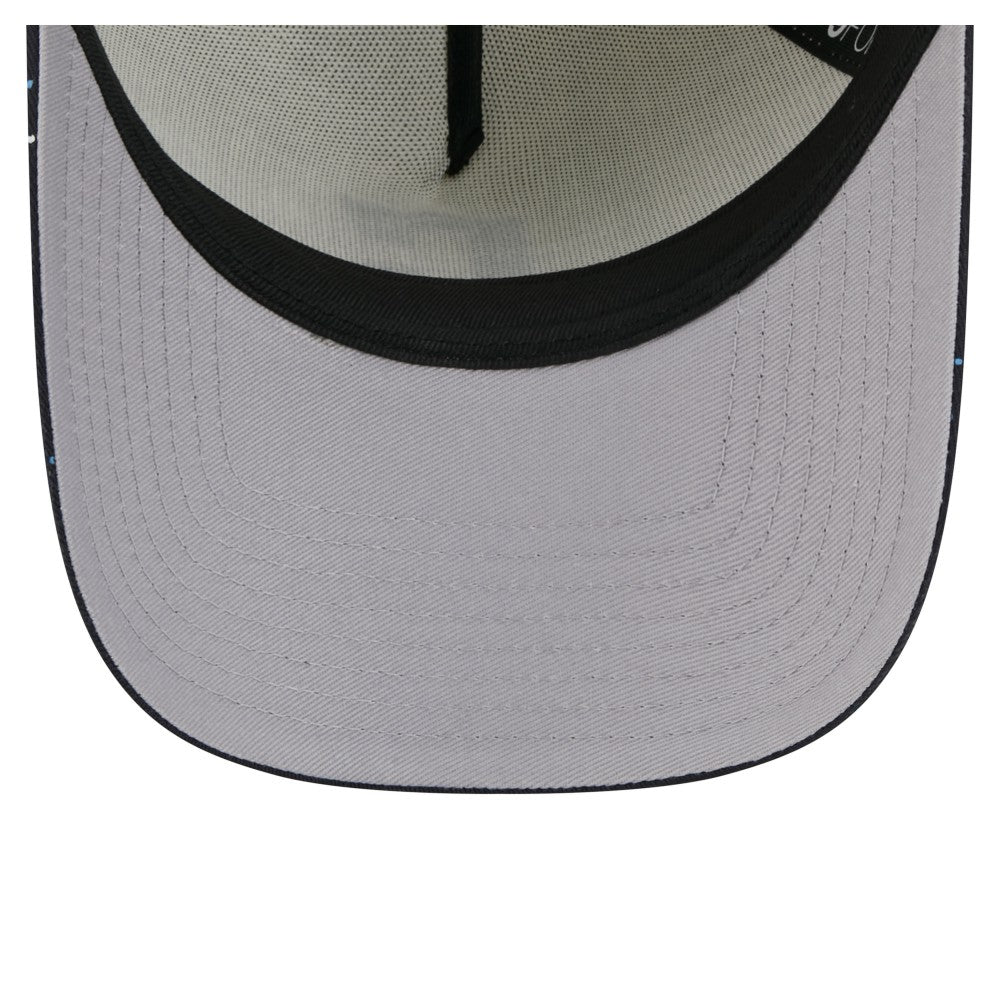 Cleveland Guardians New Era Speckle A-Frame 9FORTY Adjustable Hat - Cream - New Era Discount