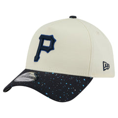 Pittsburgh Pirates New Era Speckle A-Frame 9FORTY Adjustable Hat - Cream - New Era Discount