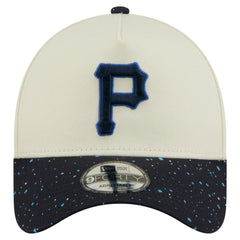 Pittsburgh Pirates New Era Speckle A-Frame 9FORTY Adjustable Hat - Cream - New Era Discount