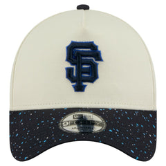 San Francisco Giants New Era Speckle A-Frame 9FORTY Adjustable Hat - Cream - New Era on Sale