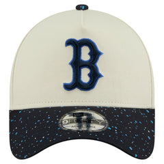 Boston Red Sox New Era Speckle A-Frame 9FORTY Adjustable Hat - Cream - New Era Lifestyle