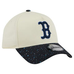 Boston Red Sox New Era Speckle A-Frame 9FORTY Adjustable Hat - Cream - New Era Lifestyle