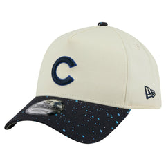 Chicago Cubs New Era Speckle A-Frame 9FORTY Adjustable Hat - Cream - New Era Online