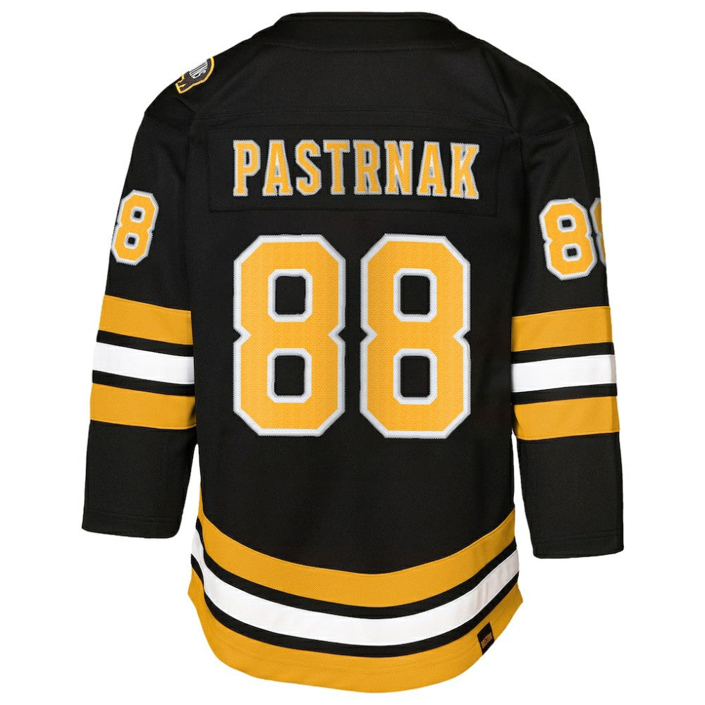 David Pastrnak Boston Bruins Youth Home Premier Player Jersey - Black - NHL 202597404