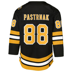 David Pastrnak Boston Bruins Youth Home Premier Player Jersey - Black - NHL 202597404