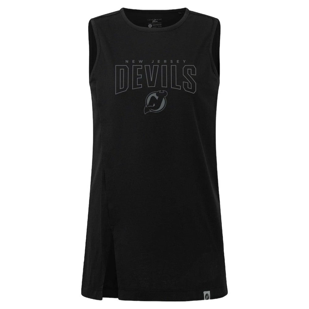 New Jersey Devils Levelwear Women's Influx Darkmoon Tank Top - Black - NHL 202597407