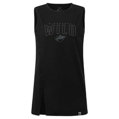 Minnesota Wild Levelwear Women's Influx Darkmoon Tank Top - Black - NHL 202597418