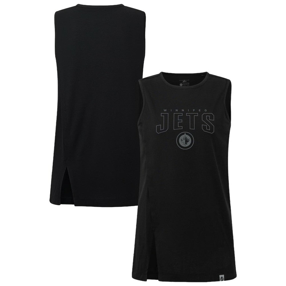 Winnipeg Jets Levelwear Women's Influx Darkmoon Tank Top - Black - NHL 202597424