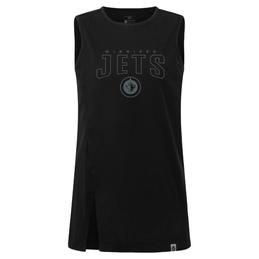 Winnipeg Jets Levelwear Women's Influx Darkmoon Tank Top - Black - NHL 202597424