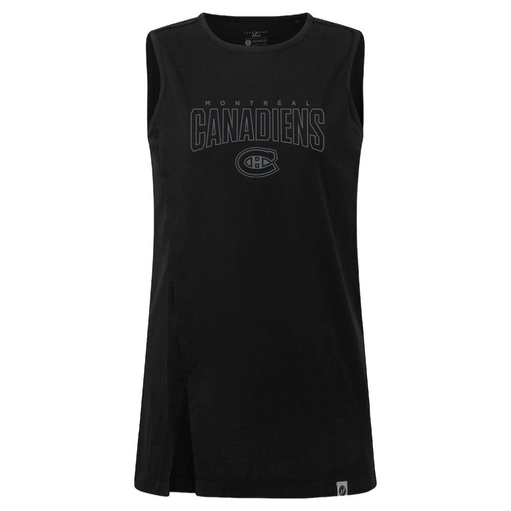 Montreal Canadiens Levelwear Women's Influx Darkmoon Tank Top - Black - NHL 202597436