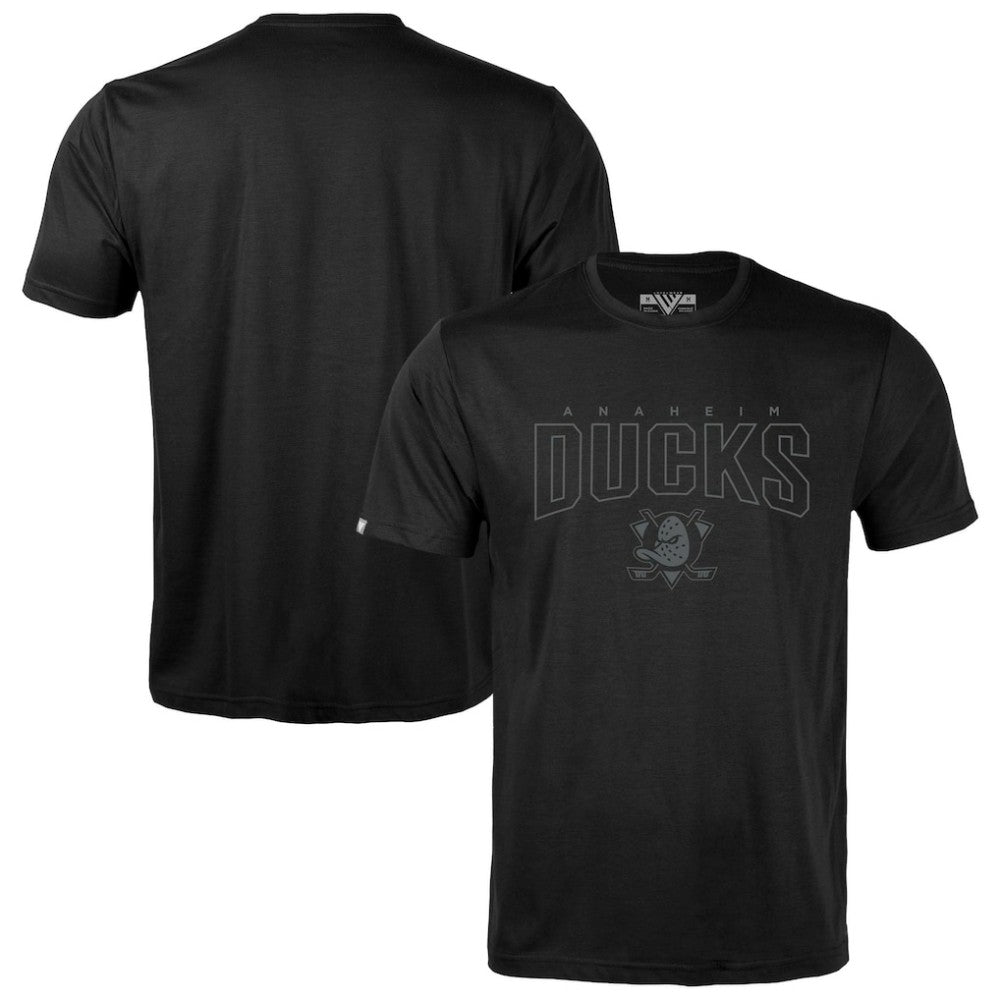 Anaheim Ducks Levelwear Richmond Darkmoon T-Shirt - Black - NHL 202597481