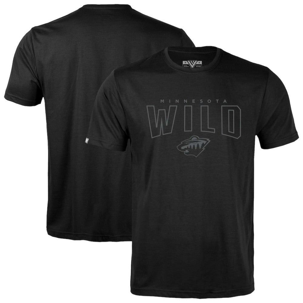 Minnesota Wild Levelwear Richmond Darkmoon T-Shirt - Black - NHL 202597489