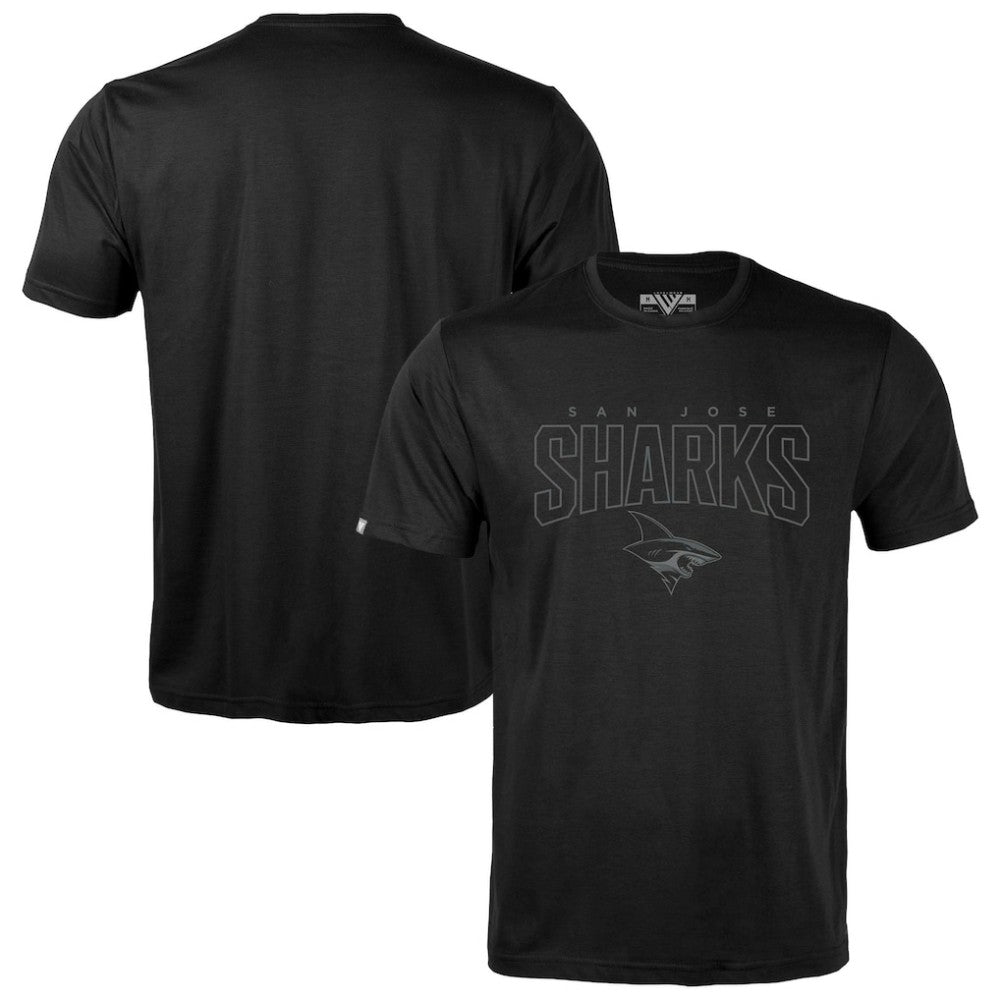 San Jose Sharks Levelwear Richmond Darkmoon T-Shirt - Black - NHL 202597497