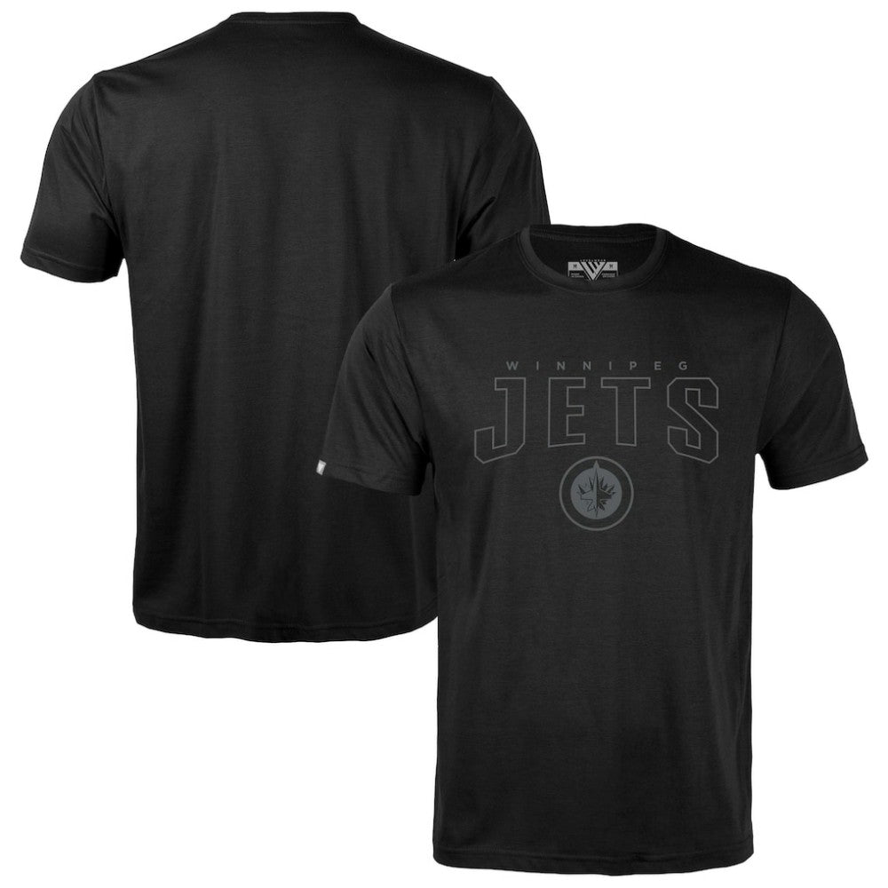 Winnipeg Jets Levelwear Richmond Darkmoon T-Shirt - Black - NHL 202597498
