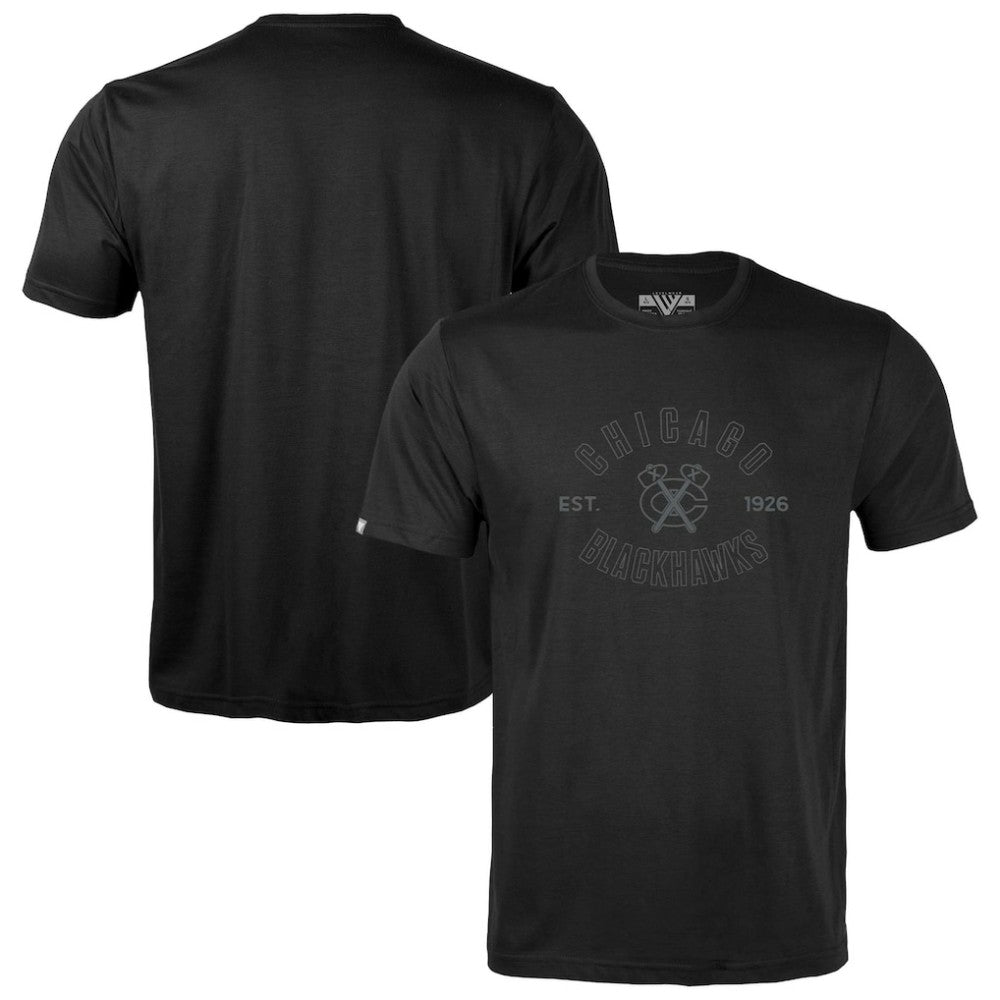 Chicago Blackhawks Levelwear Youth Little Richmond Abyssal T-Shirt - Black - NHL 202597563
