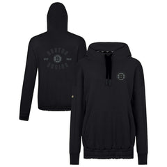 Boston Bruins Levelwear Women's Waterfall Nightfall Pullover Hoodie - Black - NHL 202597633