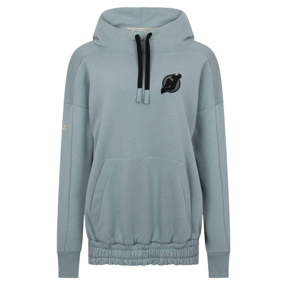 New Jersey Devils Levelwear Women's Waterfall Nightfall Pullover Hoodie - Gray - NHL 202597639