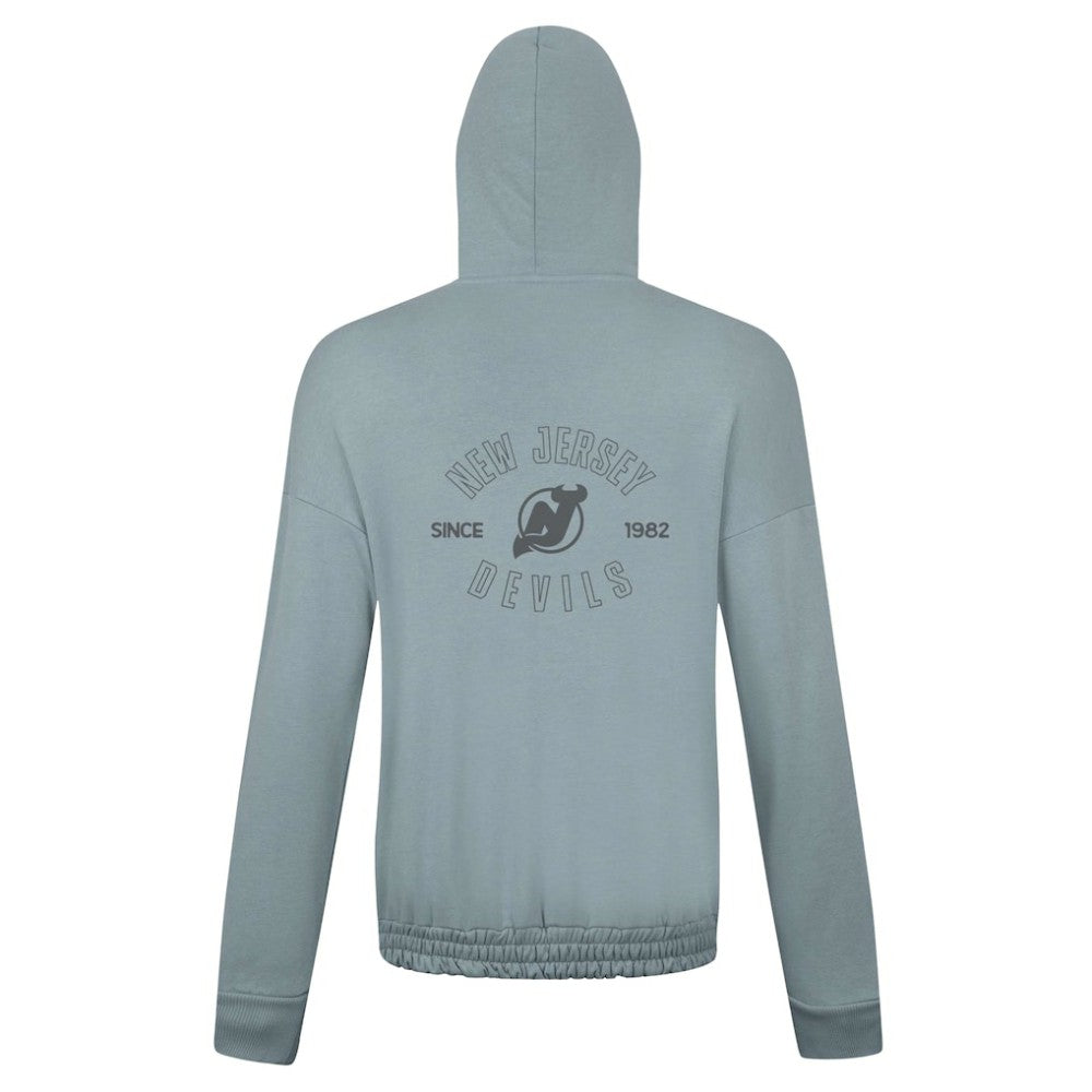 New Jersey Devils Levelwear Women's Waterfall Nightfall Pullover Hoodie - Gray - NHL 202597639